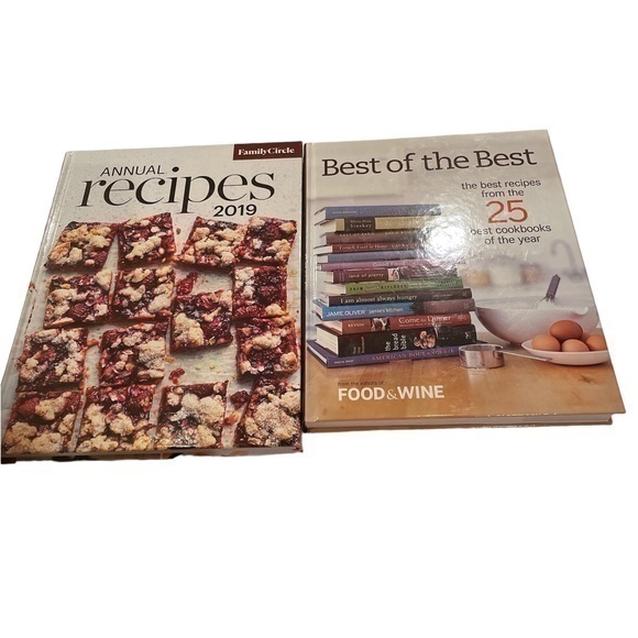 food and wine Other - Cookbook bundle Best of the best food and wine and Annual recipes 2018-2019